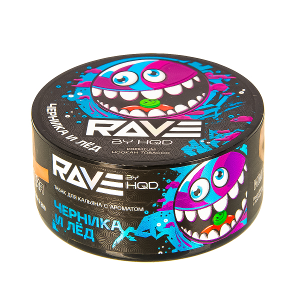 Табак Rave By Hqd Черника И Лед  25 грамм в Нарьян-Маре