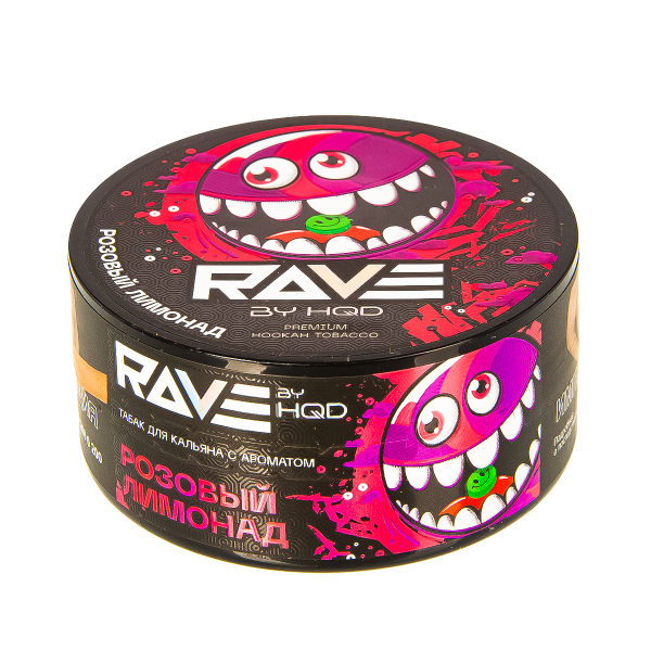 Табак Rave By Hqd Розовый Лимонад  25 грамм в Нарьян-Маре