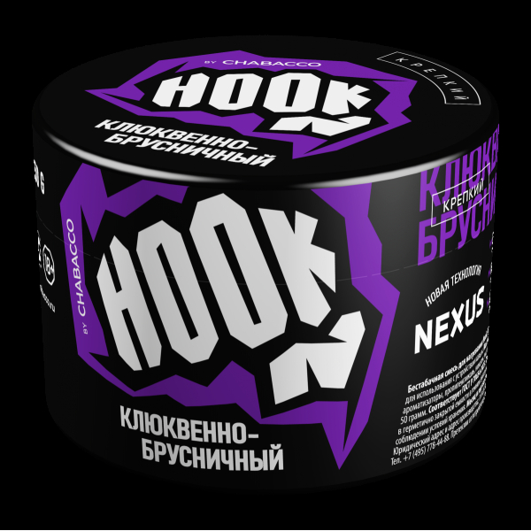 Табак Hook Клюквенно-Брусничный  50 грамм в Нарьян-Маре
