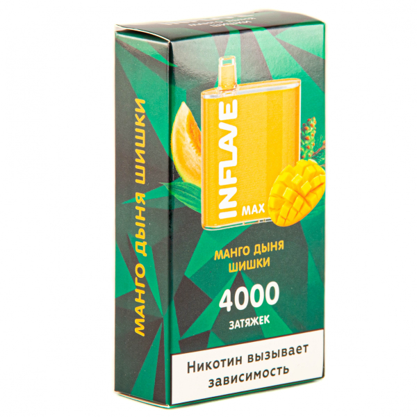 Inflave Max Манго-Дыня-Шишки (4000 Затяжек) в Нарьян-Маре