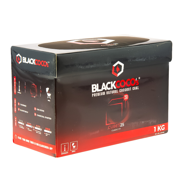 Уголь Blackcoco’s Кокосовый 72 Шт (25 Мм) в Нарьян-Маре