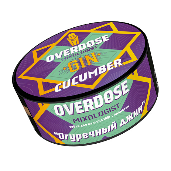 Табак Overdose Gin Cucumber  100 грамм в Нарьян-Маре