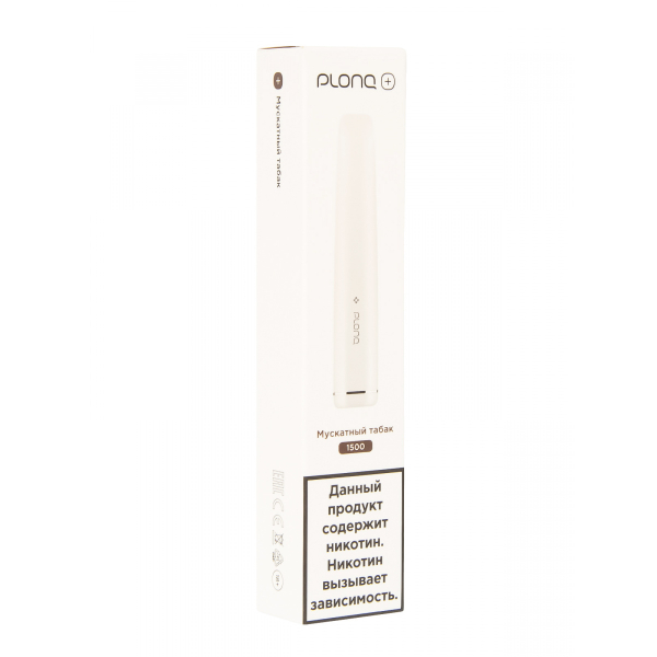 Plonq Plus Мускатный Табак (1500 Затяжек) 20 Мг в Нарьян-Маре