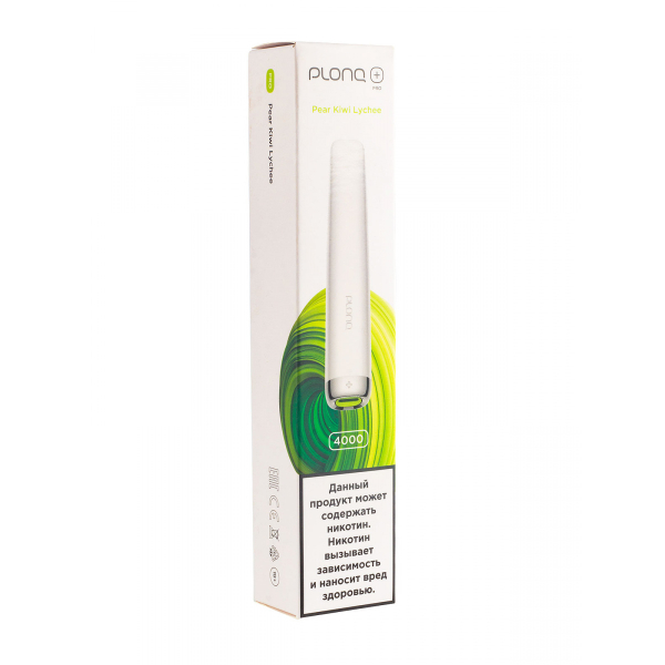 Plonq Plus Pro Груша Киви Личи (4000 Затяжек) 20 Мг в Нарьян-Маре