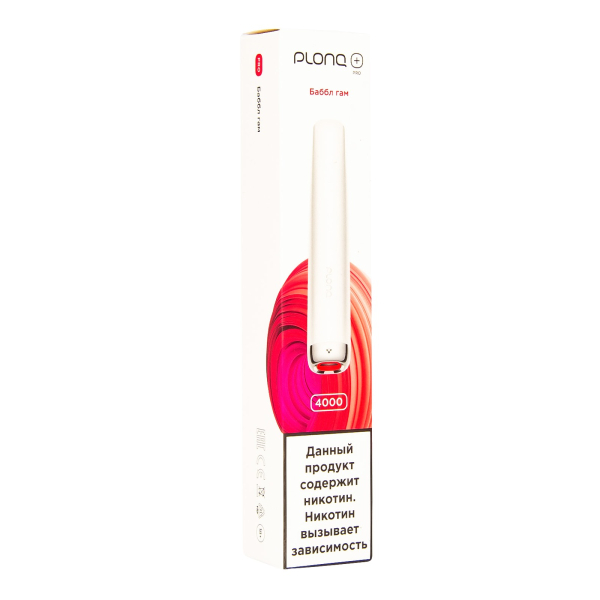 Plonq Plus Pro Баббл Гам (4000 Затяжек) 20 Мг в Нарьян-Маре