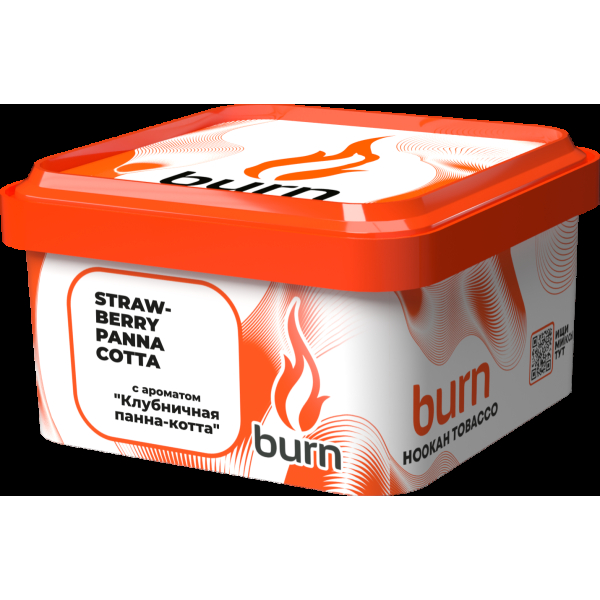 Табак Burn Strawberry Panna-Cotta  200 грамм в Нарьян-Маре