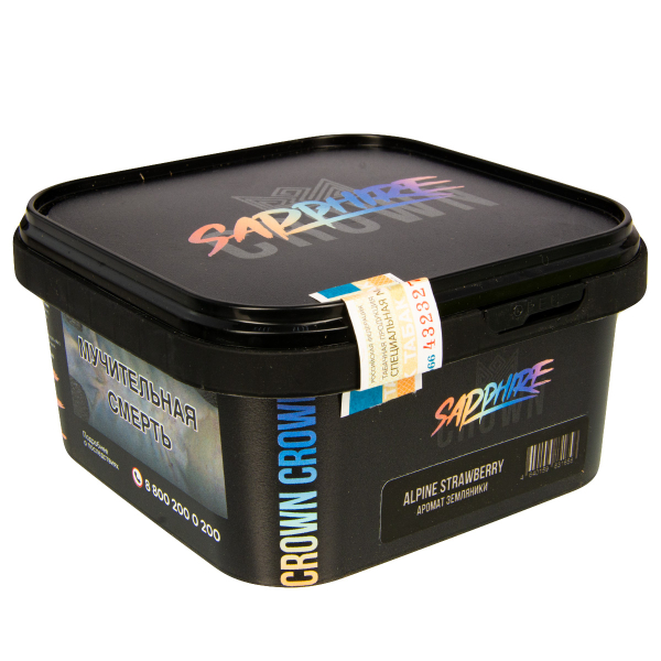 Табак Sapphire Crown Alpine Strawberry  200 грамм в Нарьян-Маре