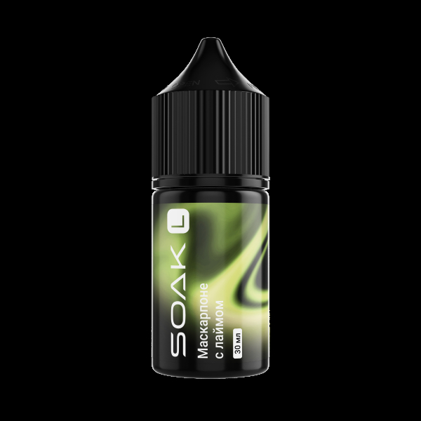 Жидкость Soak L30 Mascarpone Lime 30 Мл 2 Мг в Нарьян-Маре