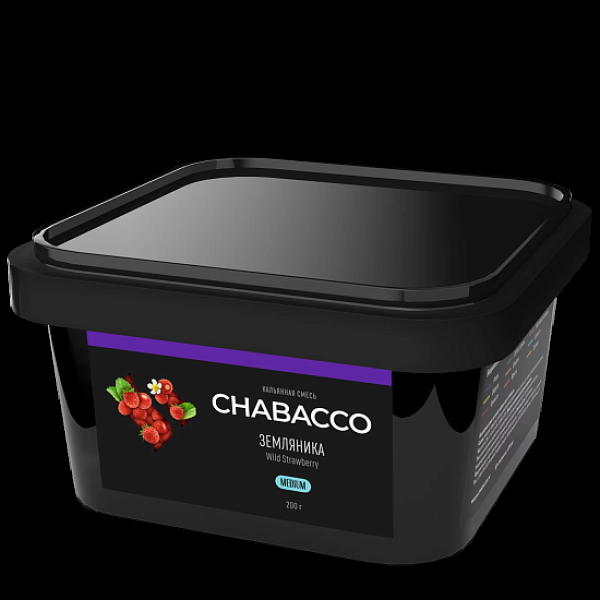 Смесь Chabacco Wild Strawberry    Medium 200 гр в Нарьян-Маре