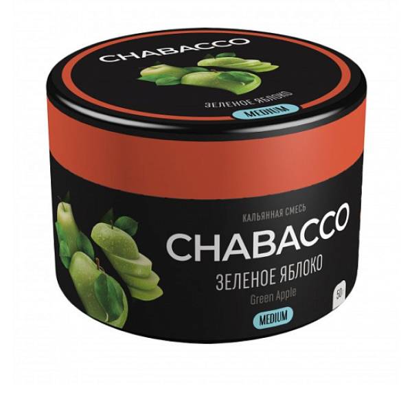 Смесь Chabacco Green Apple    Medium 50 гр в Нарьян-Маре