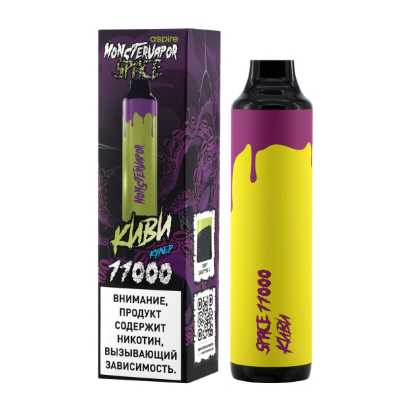 Электронка Monstervapor Space Киви (11000 Затяжек) в Нарьян-Маре