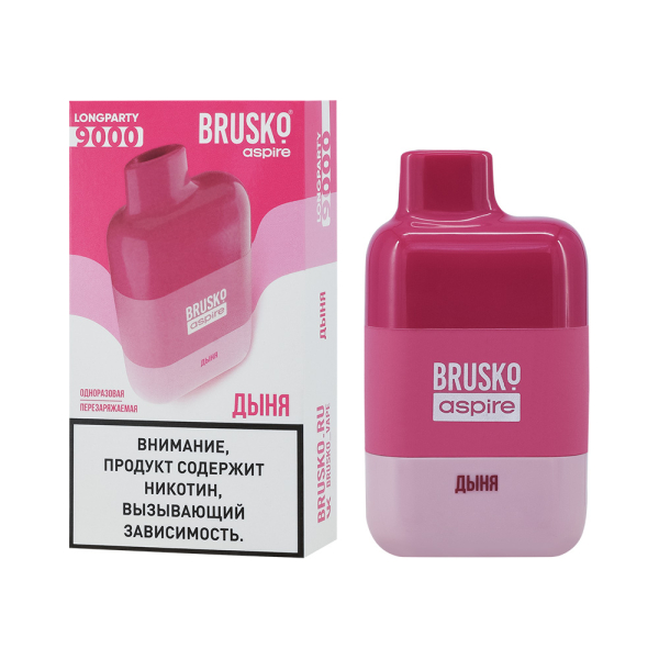 Электронка Brusko Longparty Дыня (9000 Затяжек) в Нарьян-Маре