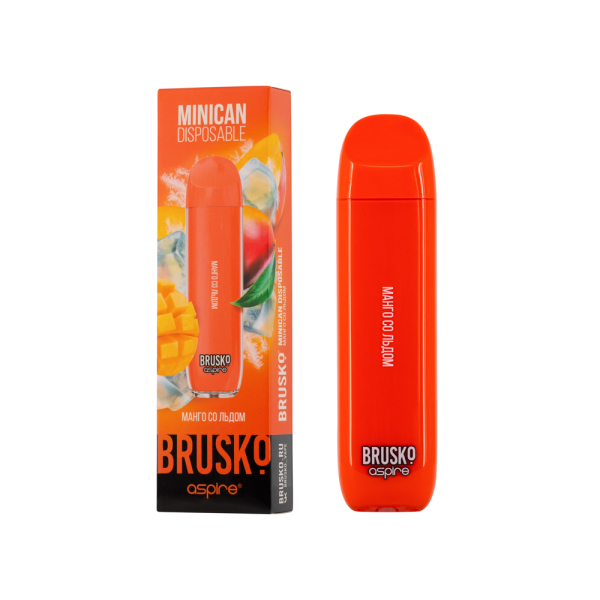 Электронка Brusko Minican Манго Со Льдом (1500 Затяжек) в Нарьян-Маре