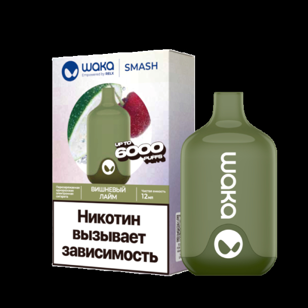 Электронка Waka Вишнёвый Лайм (6000 Затяжек) в Нарьян-Маре