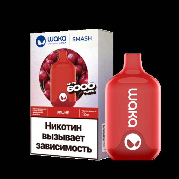 Электронка Waka Вишня (6000 Затяжек) в Нарьян-Маре