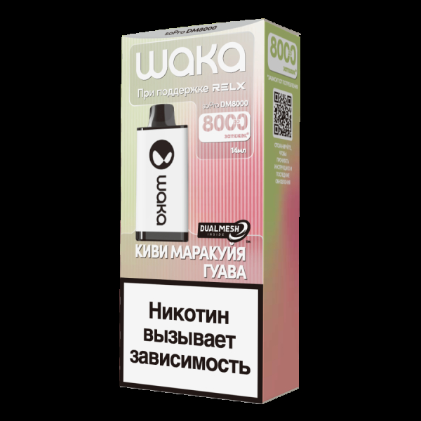 Электронка Waka Киви Маракуйя Гуава (8000 Затяжек) в Нарьян-Маре