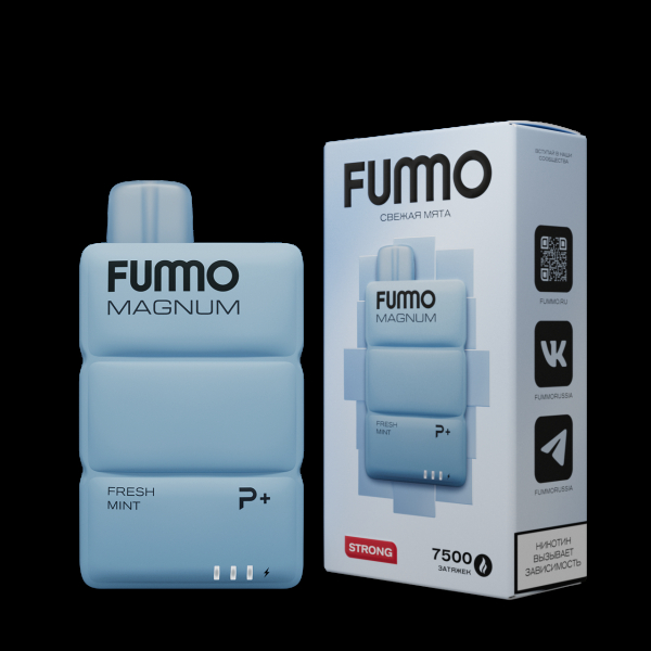 Электронка Fummo Magnum Свежая Мята (7500 Затяжек) в Нарьян-Маре