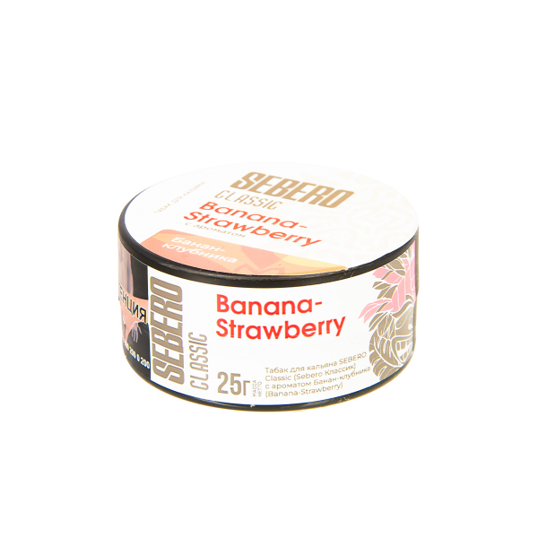 Табак Sebero Banana Strawberry  25 грамм в Нарьян-Маре
