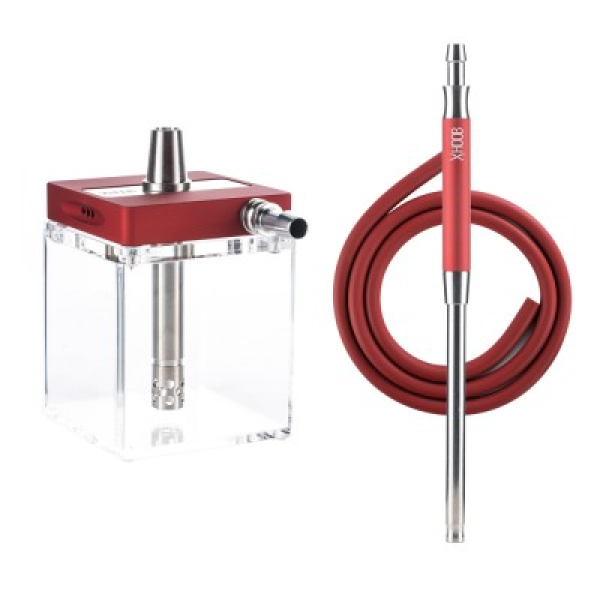 Кальян Hoob Subatom Wine Red Stainless Steel в Нарьян-Маре
