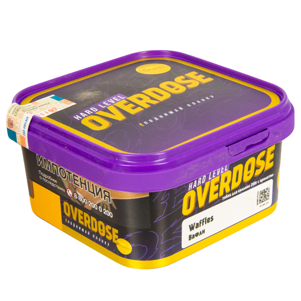 Табак Overdose Waffles  200 грамм в Нарьян-Маре