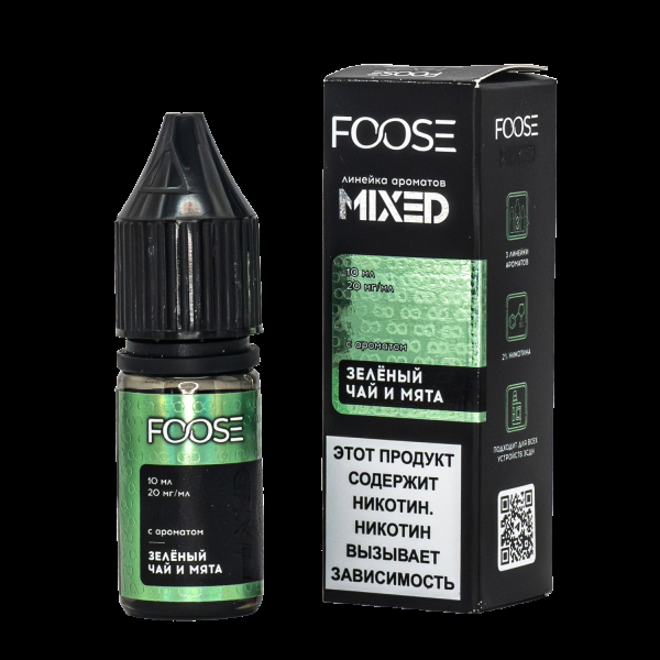 Жидкость Foose Mixed Зеленый Чай И Мята 10 Мл в Нарьян-Маре