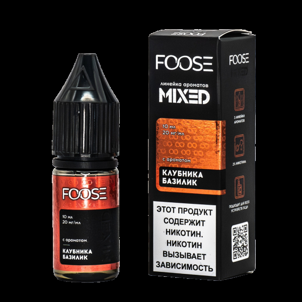 Жидкость Foose Mixed Клубника Базилик 10 Мл в Нарьян-Маре