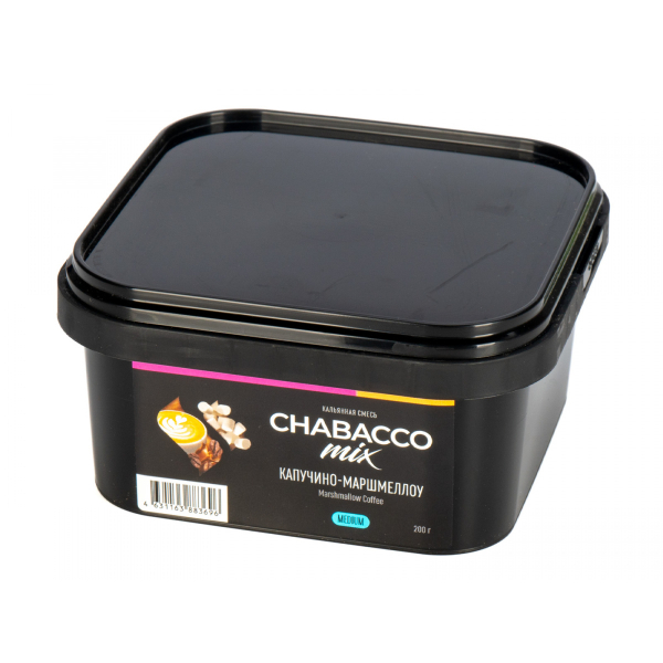 Смесь Chabacco Mix Medium Cappuccino Marshmallow  200 гр в Нарьян-Маре