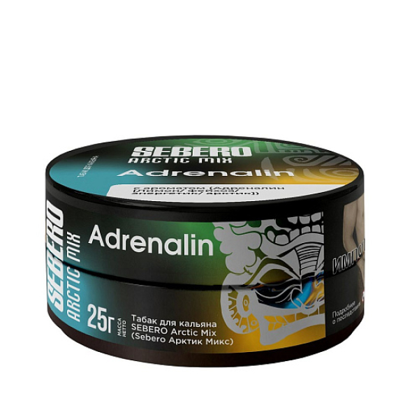Табак Sebero Arctic Mix Adrenalin  25 грамм в Нарьян-Маре