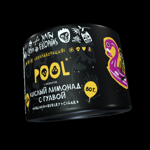 Табак  Хулиган Pool (Кислый Лимонад С Гуавой)  80 грамм в Нарьян-Маре