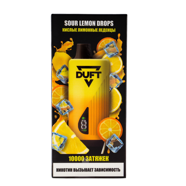 Электронка Duft Sour Lemon Drops (10000 Затяжек) в Нарьян-Маре