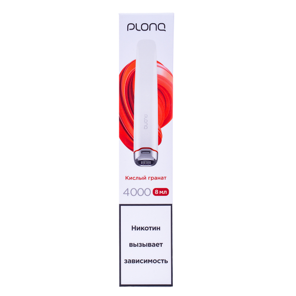 Электронка Plonq Plus Pro Кислый Гранат (4000 Затяжек) 20 Мг в Нарьян-Маре