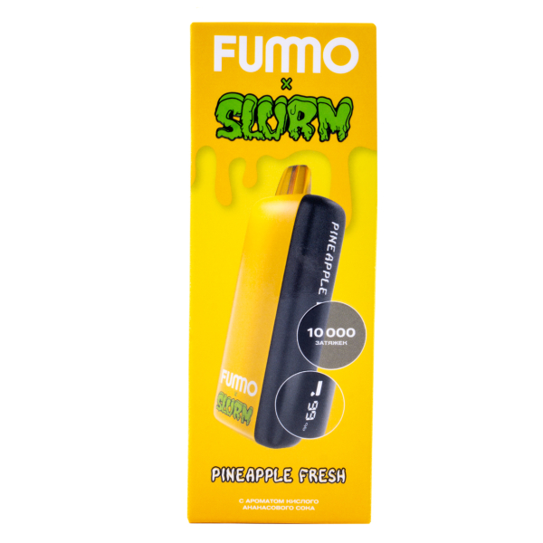 Электронка Fummo Indic Slurm Кислый Ананасовый Сок (10 000 Затяжек) в Нарьян-Маре