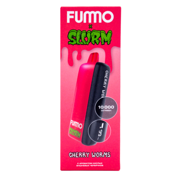 Электронка Fummo Indic Slurm Кислые Вишневые Червячки (10 000 Затяжек) в Нарьян-Маре