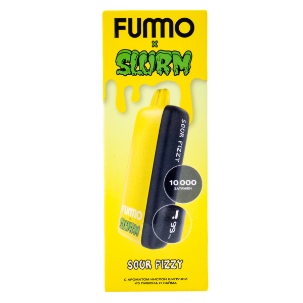 Электронка Fummo Indic Slurm Кислая Шипучка Из Лимона И Лайма (10 000 Затяжек) в Нарьян-Маре