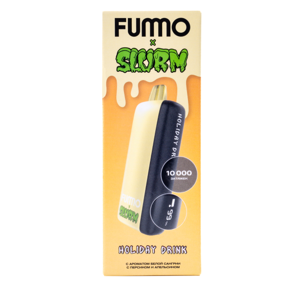 Электронка Fummo Indic Slurm Белая Сангрия С Персиком И Апельсином (10 000 Затяжек) в Нарьян-Маре