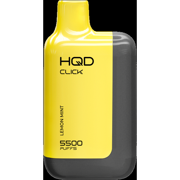 POD-система Hqd Click Устройство + Картридж Лимон Мята (5500 Затяжек) в Нарьян-Маре