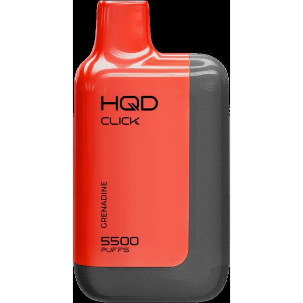POD-система Hqd Click Устройство + Картридж Гранатовый Сок Со Смородиной И Лимоном (5500 Затяжек) в Нарьян-Маре