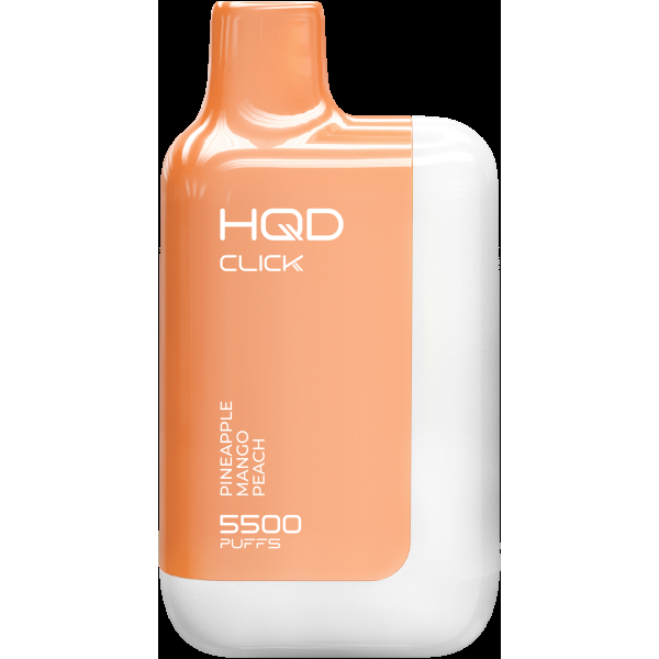 POD-система Hqd Click Устройство + Картридж Ананас Манго Персик (5500 Затяжек) в Нарьян-Маре