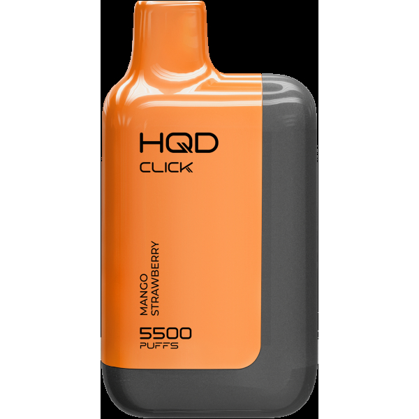 POD-система Hqd Click Устройство + Картридж Манго Клубника (5500 Затяжек) в Нарьян-Маре