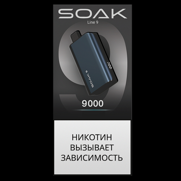 Электронка Soak 9 Dark Blue 9000 Кокосовое Печенье в Нарьян-Маре