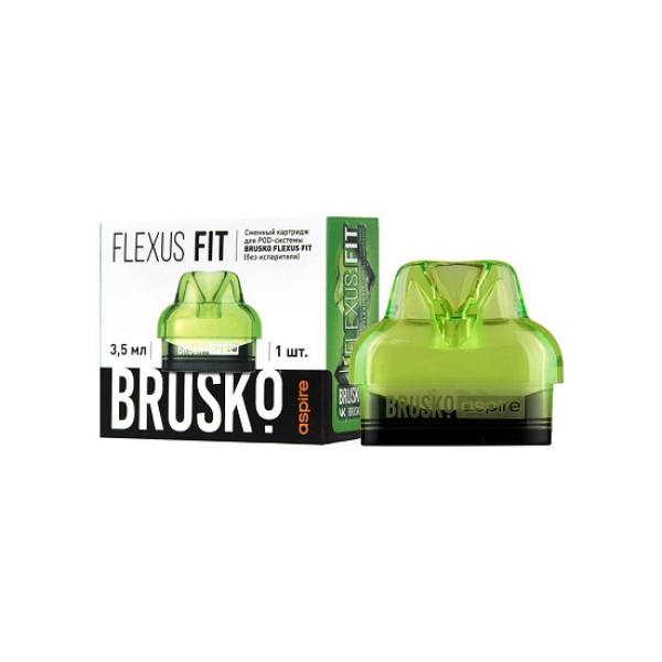 Сменный Картридж Brusko Flexus Fit (Зеленый) 3,5 Мл, Упак. 1 Шт в Нарьян-Маре