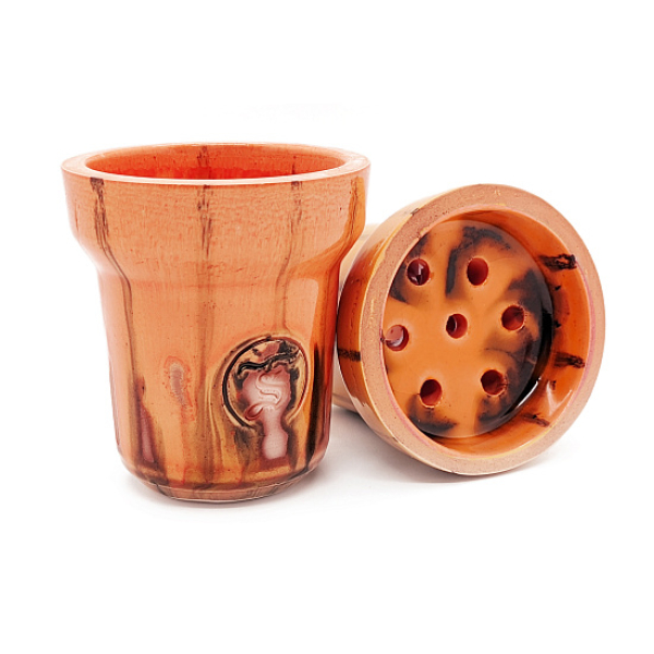 Чаша St Bowls Phunnel Glaze Оранжевая С Полосками в Нарьян-Маре