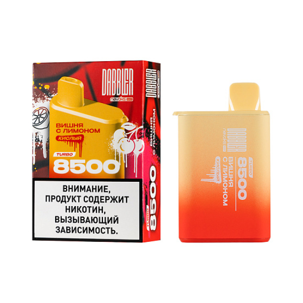 Электронка Dabbler Turbo Вишня С Лимоном 8500 затяжек в Нарьян-Маре
