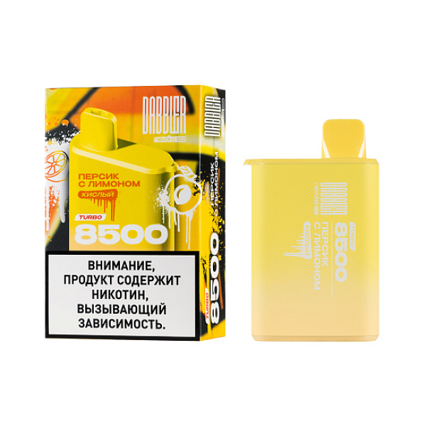 Электронка Dabbler Turbo Персик С Лимоном 8500 затяжек в Нарьян-Маре