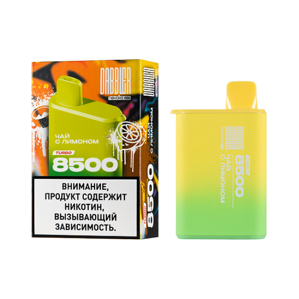 Электронка Dabbler Turbo Чай С Лимоном 8500 затяжек в Нарьян-Маре