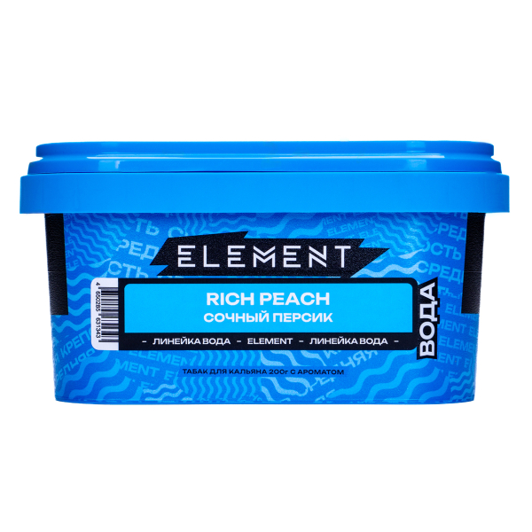 Табак Element Вода Rich Peach 200 грамм в Нарьян-Маре
