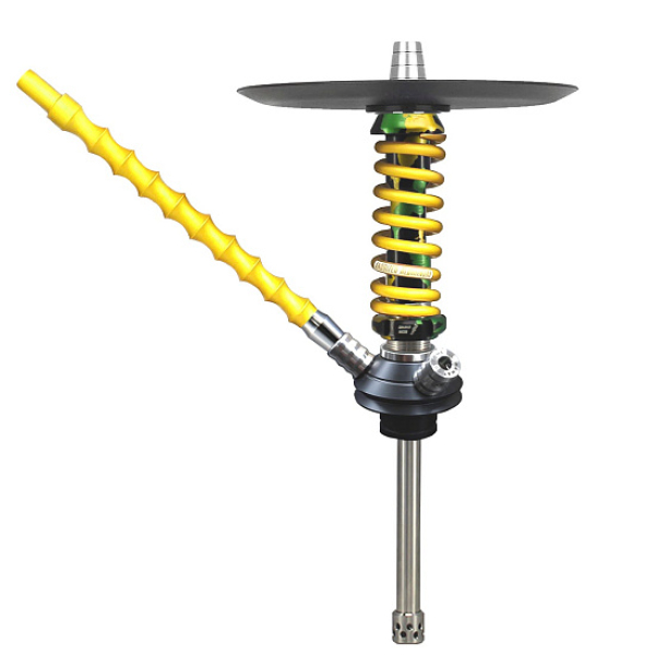 Кальян Mamay Customs Coilovers Micro Зелено Золотой Сплеш  в Нарьян-Маре