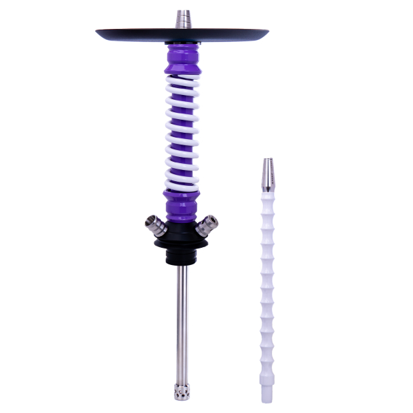 Кальян Mamay Customs Coilovers Mini Сиренево Белый в Нарьян-Маре