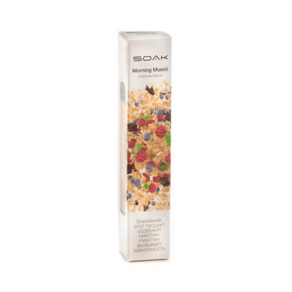Электронная сигарета Soak X Morning Muesli 2200 в Нарьян-Маре