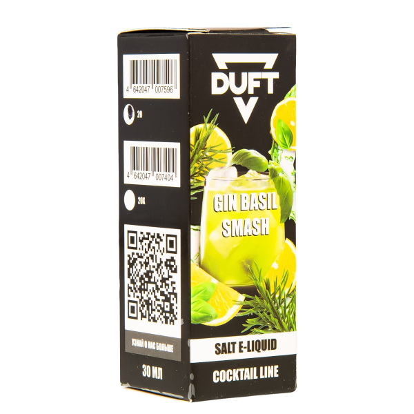 Жидкость Duft Cocktails Line Salt Gin Basil Smash 30 Мл в Нарьян-Маре